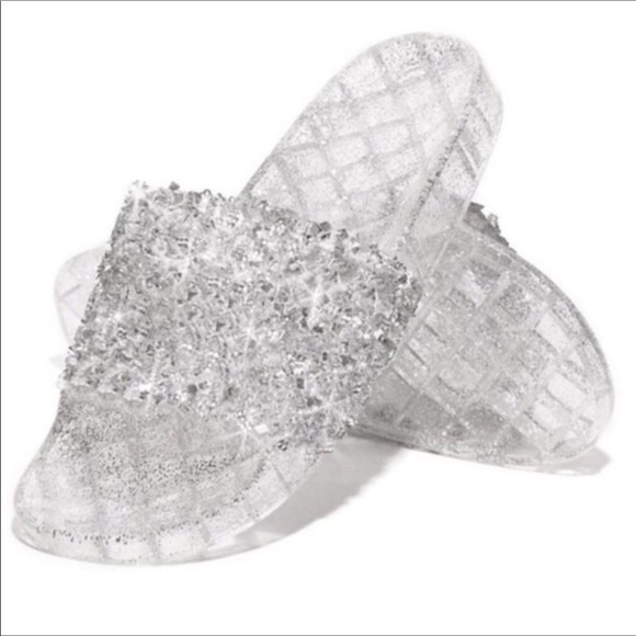 Embellished Slides-Silver!!🤩 - Picture 5 of 7